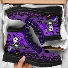 Fantasy Shoes, Monkey Boots, Jack Skeleton, High Tops Women, Preppy Shoes, Pu Boots, Christmas Shoes, Dinner Dates, High Top Boots