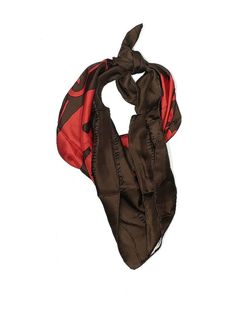 Assorted Brands Scarf Size: One Size Accessories - used. No Fabric Content | Scarf: Brown Accessories Luxury Brown Silk Scarf, Brown Scarf, Brown Accessories, Brown Scarves, Branded Scarves, Scarf Accessory, Women Handbags, Women Accessories, Handbags