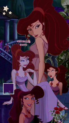 the little mermaids from disney's animated movie, ariel and her sisters are posing for