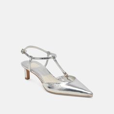 LAVON HEELS SILVER DISTRESSED LEATHER – Dolce Vita Mob Dress, Heels Silver, Statement Shoe, Mob Dresses, Silver Heels, Leather Silver, Distressed Leather, New Season, Mary Janes