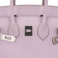 Guaranteed authentic Hermes Birkin Sellier 25 bag featured in gorgeous soft Mauve Pale.Perfectly complimented with Palladium hardware.This exquisite bag is modern and minimalist.A sleek pared down version that exudes chic sophistication.Epsom leather with the signature sellier edges create a work or art.Comes with the lock and keys in the clochette, sleepers, signature Hermes box.Mightychic shares your passion for exquisite and whimsical Hermes creations and provides you access to that one single item, or to build a superior collection with discreet personal service.NEW or NEVER WORN.final sale BAG MEASURES:LENGTH 25 cm / 9.75" TALL 18.5 cm / 7.25"DEEP 13 cm / 5.25" HANDLES:TALL 3" CONDITION:NEW or NEVER WORN Classic Pink Bag For Business, Classic Pink Business Bag, Elegant Pink Business Bag, Elegant Pink Business Bags, Elegant Travel Bags With Silver-tone Hardware, Luxury Bag With Silver-tone Hardware And Top Handle, Luxury Bags With Silver-tone Hardware And Top Handle, Luxury Everyday Bag With Silver-tone Hardware, Hermes Birkin Sellier