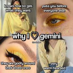 four different pictures with the words, why i love germii