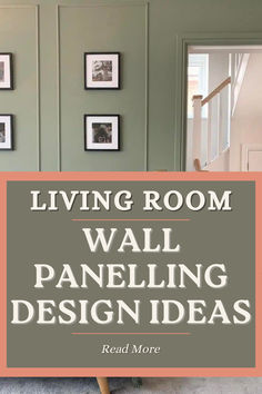 living room wall paneling design ideas with the words living room wall paneling design ideas