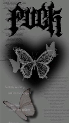 an image of a butterfly with the words faith on it's back and side