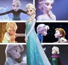 some frozen princesses are talking to each other