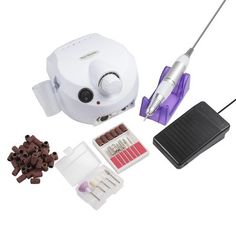 Acrylic Or Gel Nails, Nail Shaping, Bee Nails, Metal Grinding, Ootd Instagram, Electric Nail Drill, Nail Drills, Electric Nail File, Nail Drill Machine