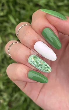 Green Nail Designs Short, Designs For Short Nails, Nail Academy, Lilac Nails, Green Nail Designs, Happy Nails, Favorite Season, On My Own, Dream Nails