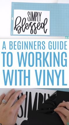 a beginner's guide to working with vinyl by simply bespeed