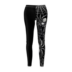 🕷️ Fall-Themed Spider Print Leggings 🍂 Embrace the season with these cozy fall-themed spider print leggings! Whether you're gearing up for Halloween, enjoying an autumn workout, or simply love the spooky season, these leggings are a must-have. Featuring a fun, detailed spider print with warm autumn hues, these leggings are perfect for showing off your love of fall and all things spooky. Made from soft, stretchy fabric, they provide the perfect balance of comfort and style. Whether you're hitti Spider Leggings, Halloween Mode, Gothic Mode, Gothic Leggings, Halloween Leggings, Halloween Gothic, Fall Leggings, Legging Outfits, Womens Leggings