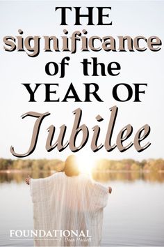 the significance of the year of jubilee is shown in this book, with an image of a