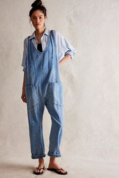 The 24 Best Jumpsuits For A One-&-Done Spring ‘Fit #refinery29 Cheap Relaxed Fit Denim Jumpsuit, Denim Jumpsuits, High Roller, Tie Sleeve, Strapless Mini Dress, Denim Jumpsuit, Amelie, Low Back, Boho Outfits