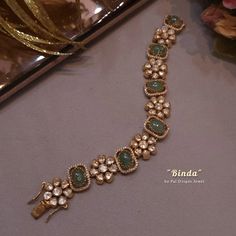 #Bracelete #Binda #moissanite #pairbangle #polkibangles #wedding #uniquebangles #jewellery #handcrafts #handmade #reallooking #polki #realjewellery #stones Kundan Polki Bangles, Polki Bracelet Designs, Kundan Bracelet Design, Bracelet Ideas Gold, Jadau Bracelet, Jewellery For Wedding, Polki Bracelet, Indian Gold Jewellery, Traditional Bracelet