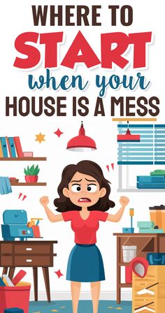 Where To START When Your House Is a Cluttered MESS (10 step plan) Cleaning And Decluttering Home, Home Organization Declutter, Motivation To Clean, Decluttering List, Rv Cleaning, Cleaning Plan, A Slob Comes Clean, Clutter Help