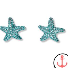 Aquamarine Starfish Earrings Ocean-inspired Starfish Charm Earrings, Silver Ocean-inspired Earrings With Starfish Charm, Ocean-inspired Silver Earrings With Starfish Charm, Ocean-inspired Drop Earrings With Starfish Charm, Handmade Ocean-inspired Star Earrings, Ocean-inspired Star Earrings For The Beach, Star-shaped Ocean-inspired Earrings For Beach, Ocean-inspired Star Earrings For Beach, Starfish Charm Earrings Gift