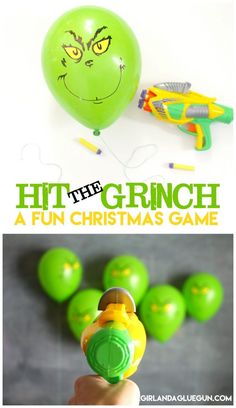 Grinch Christmas Party Games, Easy Christmas Games, Christmas Games To Play, Christmas Party Games For Kids, Games For Kids Classroom, School Christmas Party, Grinch Christmas Party, Grinch Party, Grinch Christmas Decorations