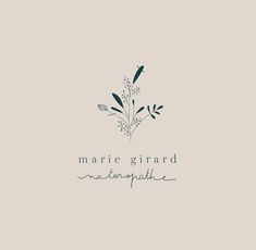 the logo for marie girardd, an artisane shop that sells handmade jewelry