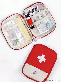 BagForLove - Compact First Aid Kit: Portable Medical Emergency Organizer for Travel and Home Use Travel Medicine, Medication Storage, Survival Bag, Emergency Bag, Medical Emergency, Medicine Storage, Medical Bag, Medical Kit, Medicine Bag