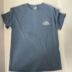 Men’s Comfortwash Brand Medium Blue Tshirt. Short Sleeve. Nwot. So Soft.