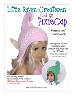 the little raven creations fairy pixiecop pattern and guide book is available for purchase