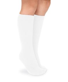 Plain White Knee Highs-Cotton - Mumzie's Children Smocked Baby Clothes, Girls Knee High Socks, Usa Shoes, Peter Pan Collar Shirt, Tall Socks, Knee Highs, Rib Top, High Knees