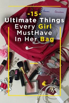 15 LIFE-SAVING THINGS GIRLS MUST HAVE What To Carry In A Purse, Must Have Things For Women, Day Bag Essentials, Everyday Purse Essentials, Handbag Must Haves, What Should You Have In Your Purse, What’s In Your Bag, Purse Must Haves Items List