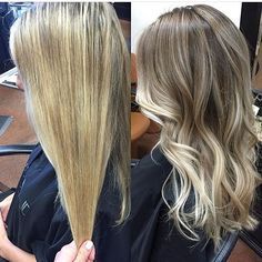 Color Vertical Highlights, Blonde Ideas, Hairstyles Balayage, Balayage Hairstyles, Ash Hair Color, Ginger Spice, Balayage Blonde