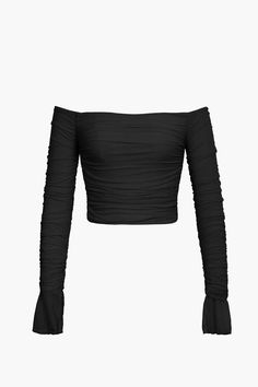 This item is 
			In Stock
		
		
			We will ship your item right away.
		
	

	
	Details
		
			Occasion
			Casual
		
		
			Category
			Tops
		
		
			Composition
			95% Polyester, 5% Elastane
		
		
			Sheer
			Sheer
		
	


Size & Fit



Measured in sizeS



Length:11.2"



Bust:27.6"



Sleeve:25.0"



Fit:Slim Fit




Stretch:Mid Stretch Black Mesh Crop Top, Mesh Crop Top, Flounce Sleeve, List Style, Grunge Fashion, Long Tops, Knit Top, Sleeve Styles, Off The Shoulder