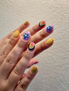 Spirit Fingers, Spirit Finger, Awesome Nails, Colorful Nails, Nail Artist, Nail Colors, Manicure, Nail Art, Nails