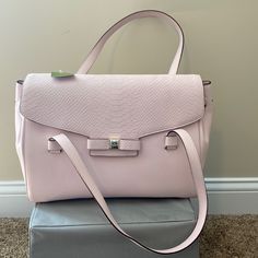 Kate Spade “Ruthie”. Brand New. Pinkblush. Luxury Pink Bags For Work, Luxury Pink Bags For Workwear, Elegant Pink Office Bags, Classic Blush Shoulder Bag For Formal Occasions, Pink Shoulder Bag For Work, Elegant Pink Top Handle Satchel, Feminine Double Handle Satchel, Chic Pink Formal Satchel, Feminine Pink Office Bags