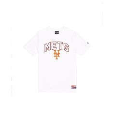 The New York Mets Throwback White T-Shirt features an embroidered Mets wordmark above an embroidered team logo at the front.Fabric: 63% Cotton, 37% Polyester Nfl Arizona Cardinals, Miami Marlins, All Nfl Teams, San Diego Padres, Arizona Cardinals, Atlanta Falcons, Oakland Athletics, New York Jets, New York Mets