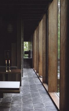 Interior Design Minimalist, Interior Minimalista, Brick Flooring, Forest House, Cool Ideas, Home Interiors, Handmade Home, Interior Design Trends