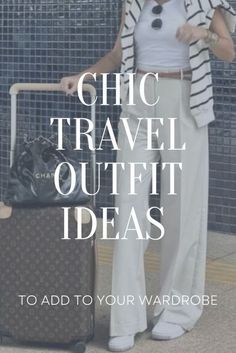 Comfortable Summer Travel Outfit, Samba Airport Outfit, Cute Airport Outfit Summer Classy, Travel Sets Outfit, Neutral Travel Outfits, Old Money Travel Outfit Airport, Chic Airport Outfit Classy, Travel Work Outfits, Casual Travel Outfit Summer