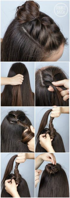 Fun way to change up your hair! Cute half braid! Love this easy hairstyle Quick Braids, Hairstyle Tutorials, Haircut Styles, Peinados Fáciles Para Cabello Corto, Pinterest Hair, School Hairstyles, Penteado Cabelo Curto, Braided Hairstyles Tutorials, Short Hairstyle