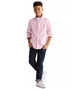 Polo Ralph Lauren - Boys' Oxford Shirt Teenager Outfits Boys, Boys Summer Fashion, Oxford Shirts, Teen Boy Outfits, Outfits Hombre, Boys Summer Outfits, Boys Fashion, Simple Shirts