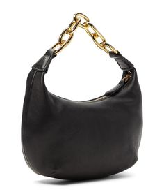 Add flair to your party look with the Madewell® The Mini Bag in Metallic Leather..One main compartment with an interior slip pocket..Gold-tone hardware..Brand detailing on the inside..Zip-top closure..Imported..Measurements: Bottom Width: 9 in Height: 5 1/2 in Zipper Closure Shoulder Bag For Night Out, Chic Top Handle Hobo Bag With Zipper, Chic Pouch Shoulder Bag With Zipper Closure, Evening Shoulder Bag With Zipper Pocket And Top Handle, Evening Shoulder Bag With Top Handle And Zipper Pocket, Leather Clutch Evening Bag With Zipper, Evening Clutch Shoulder Bag With Zipper, Elegant Hobo Bag With Chain Strap For Formal Occasions, Chic Formal Hobo Bag With Chain Strap