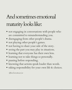 Self Work, Emotional Maturity, Shapes And Forms, Actions Speak Louder Than Words, Self Compassion