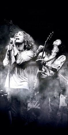 Robert Plant and Jimmy Page -Led Zeppelin Robert Plant And Jimmy Page, Robert Plant Led Zeppelin, Rock & Roll, Rock N’roll