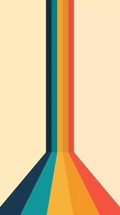 an image of a poster with different colored lines in the center and bottom half of it