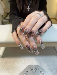 inst: snlwhxs Edgy Nails, Nail Tutorials