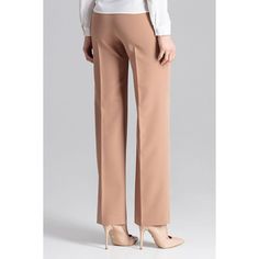 Long pants with a covered zipper on the side. Model without pockets with wide legs works well in many stylings. Polyester 65 % Viscose 35 % Size Lenght Inseam Hips width Waist width L 107 cm 30 cm 100 cm 80 cm M 106.5 cm 29.5 cm 96 cm 76 cm S 106 cm 29 cm 92 cm 72 cm XL 107.5 cm 30.5 cm 104 cm 84 cm Wide Leg Full-length Pants With Pockets, Wide Leg Elastane Work Pants, Office Wide Leg Full-length Pants With Pockets, Office Wide Leg Full Length Pants With Pockets, Elastane Wide Leg Pants For Business Casual, Wide Leg Elastane Pants With Pockets, Elastane Straight Work Pants For Office, Wide Leg Elastane Pants For Business Casual, Wide Leg Stretch Work Pants For Office