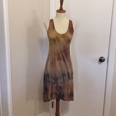 This Is A Brand New Love Tanjane Tank Dress. Soft And Stretchy Material. Intentionally Raw Edges. Measures 14 Inches Across The Bust And Is About 35 Inches In Length. Made In Southern California And Hand Dyed. Price Is Firm. Thanks For Looking. Fitted Bohemian Sleeveless Dress Knee-length, Fitted Bohemian Sleeveless Knee-length Dress, Zara Mini Dress, Cream Color Dress, Vintage Mini Dresses, Circle Dress, Athletic Dress, Pleated Mini Dress, Dresses Xxl