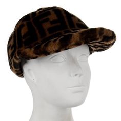 Great Condition Fendi Accessories, Limited Time, Black And Brown, Fendi, Women Accessories, Wool, Hats, Color, Black