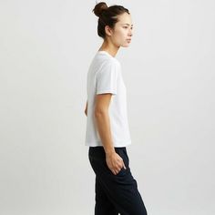 The Box Cut Tee - White – Everlane Organic Cotton Cropped T-shirt With Short Sleeves, Everyday Organic Cotton Cropped T-shirt With Short Sleeves, Simple Boxy Fit T-shirt For Everyday, Boxy Organic Cotton T-shirt With Short Sleeves, Everyday Organic Cotton Crew Neck Cropped T-shirt, Everyday Organic Cotton Cropped T-shirt Crew Neck, Classic Boxy Fit T-shirt, Classic Boxy Fit T-shirt For Everyday, Modern Boxy Fit T-shirt For Everyday