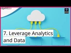 a cloud with wires connected to it and the words 7 leverage statistics and data