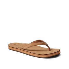 Reef-Solana Flip Flop Sandals are a summertime staple- upgrade your collection with the Solana flip flops from Reef. An upgraded version of your favorite casual style, this pair is crafted with a high-quality leather material and a comfortable molded footbed. Brown Casual Slip-on Flip Flops, Comfortable Brown Slip-on Flip Flops, Brown Slip-on Flip Flops With Arch Support, Brown Non-slip Summer Flip Flops, Sand-colored Beach Flip Flops, Bridal Wedding Shoes, Americana Fashion, Adidas Fashion, Trending Sneakers