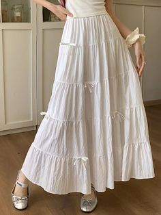 42550969794607|42550969827375|42550969860143|42550969892911 Skirt Names Types Of, Fashion Outfits Skirts Long, White A Line Skirt, White Long Skirts, Long Flowy White Skirt, White Skirts Long, Skirt Names, Long White Skirts, Cute Long Skirts