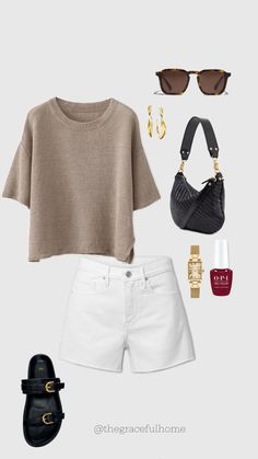 #clothing #summeraesthetic #gracefulstyle #oldmoney #womensclothing #womensapparel #summerchic Autumn Fashion Women Fall Outfits, Booties Outfit, Stylish Work Attire, Italy Outfits, Summer Attire, Summer Fashion Outfits, Minimal Fashion