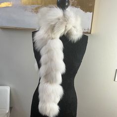 * Uniquely Beautiful Genuine Fox Fur Scarf. * 56” In Length. * Fabulous For Any Occasion. Fox Fur Scarf, Fur Accessories, Fur Scarf, Fur Fashion, Fox Fur, Scarf Wrap, Scarf Accessory, Color White, Fox