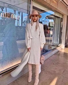 We adore this chic VANESSA Faux Mink Oversized Cardigan. The design of this long thick jacket... Thick Jacket, Thick Cardigan, Fur Cardigan, Ribbed Mini Dress, Winter Dress, Oversized Cardigan, Long Sleeve Knit Tops, White Cardigan, Mink Fur