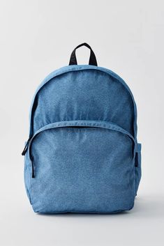 BAGGU Large Nylon Backpack | Urban Outfitters Functional Nylon Backpack For Study, Casual Nylon Backpack For Study, Nylon Backpack For Back To School, Blue Nylon Backpack For Study, Casual Nylon Softback Backpack, School Nylon Backpack, Casual Nylon Backpack, Nylon School Backpack, Casual Standard Backpack For Back To School